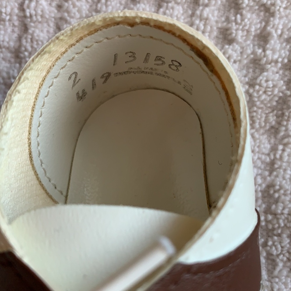 Wee Kids Soft Sole Oxford Baby Shoes Size 2 - Picture 5 of 9
